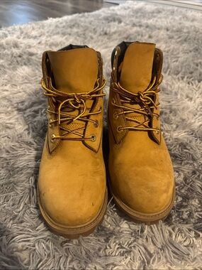 Timberland Men’s/Women's Wheat Tan Nubuck Lace-Up Ankle Boots